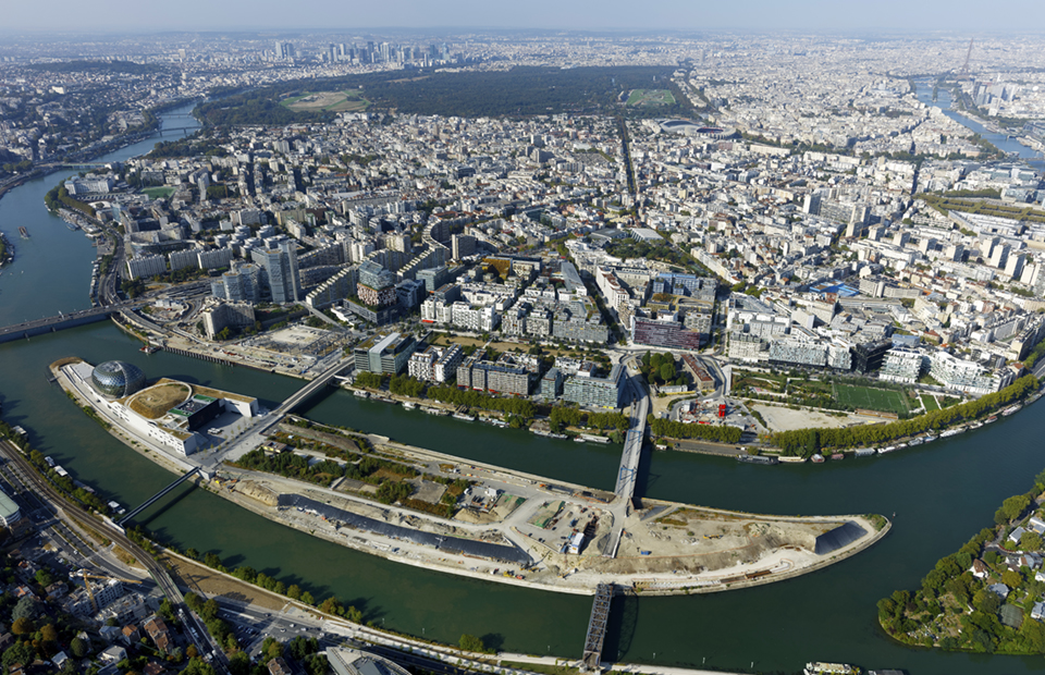 La ZAC Seguin - Rives de Seine couvre 10% du territoire de Boulogne-Billancourt. Crédit photo : Ph. Guignard - Val de Seine Aménagement, 2018