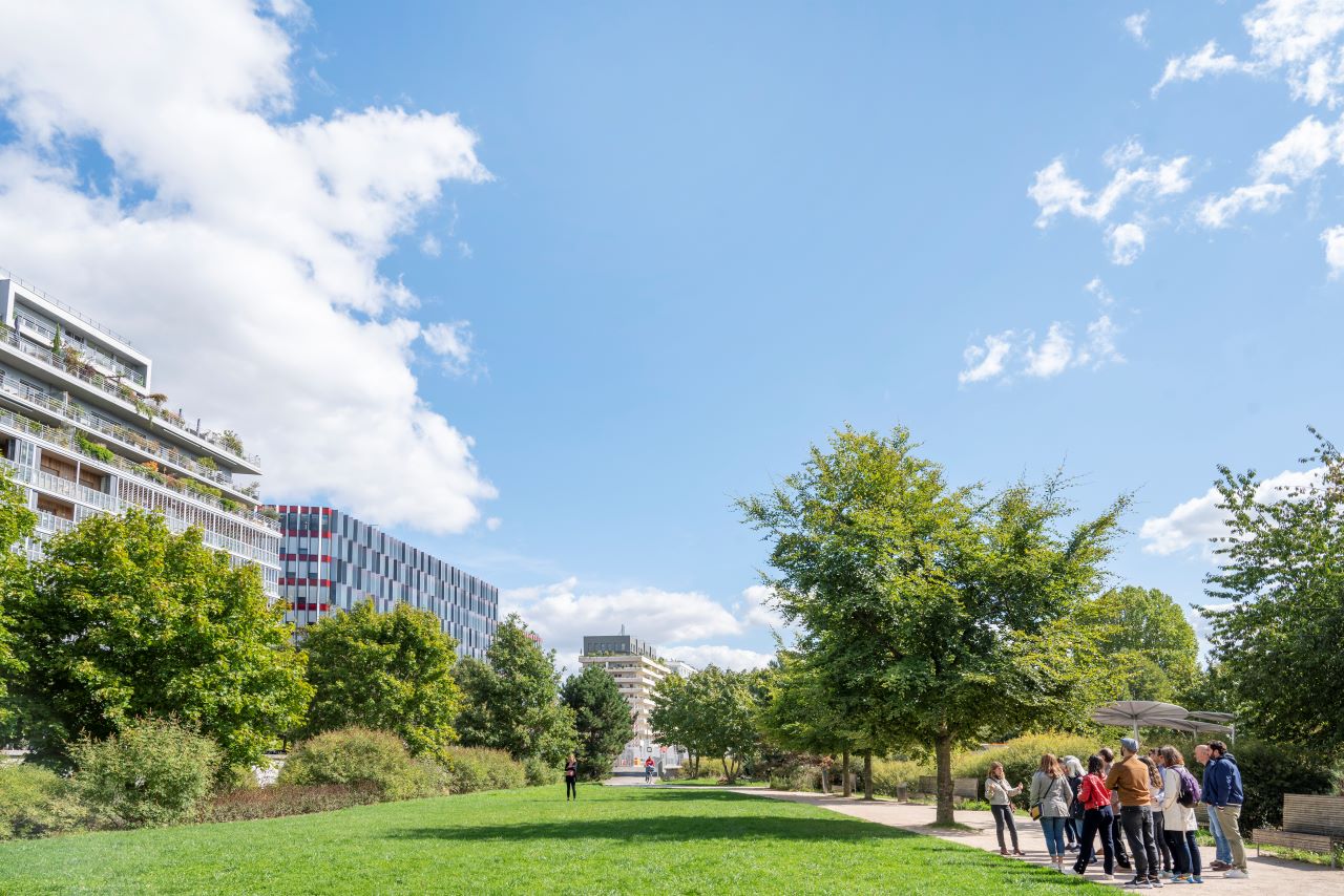 vue sur le parc billancourt